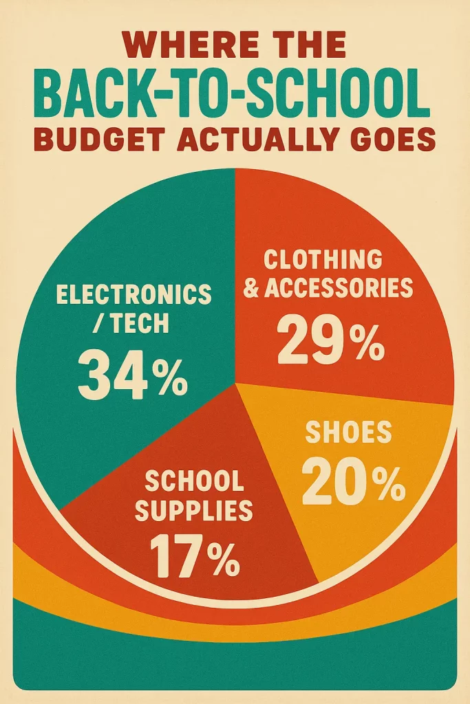 Back-to-School Clothes Sales: 7 Massive Deals You Can't Miss 1 Where the back to school budget actually goes
