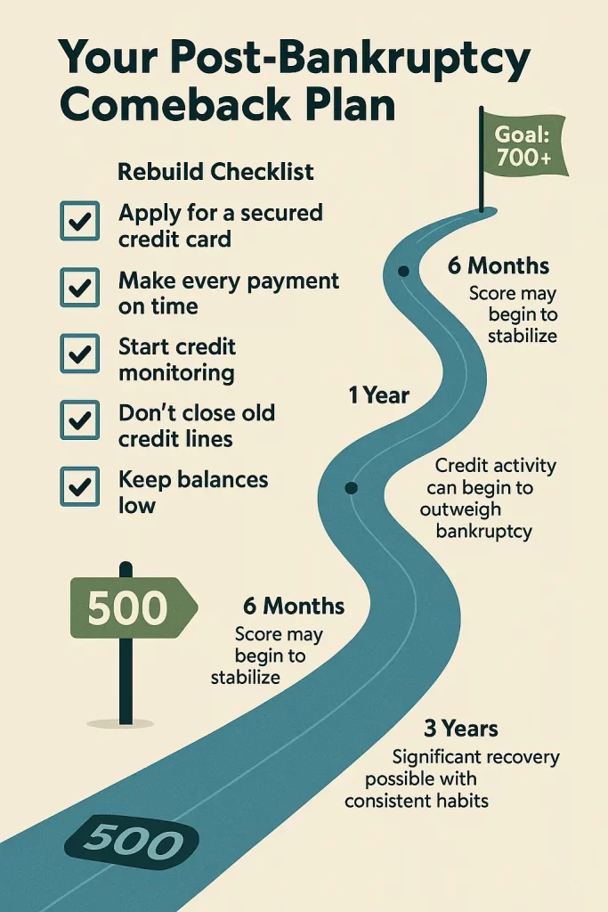 How Long Does a Bankruptcy Stay On Your Credit Report? 2 Your Post Bankruptcy Comeback Plan