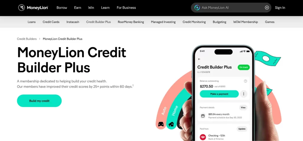 7 Best Secured Credit Cards to Start Building Credit 8 MoneyLion-Credit-Builder-Plus